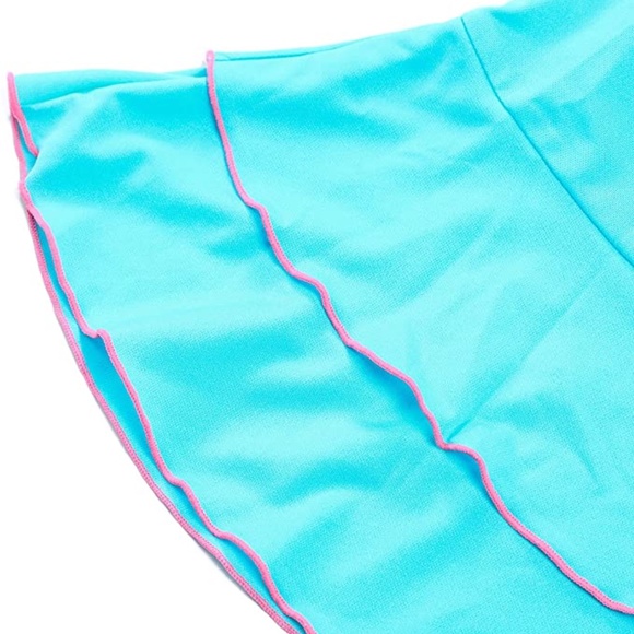 Girls Tie-Dye Swimsuit w/Matching Skirt Sz L/10-12 - Picture 8 of 8